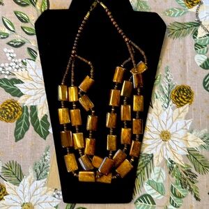 Wooden Beaded Necklace